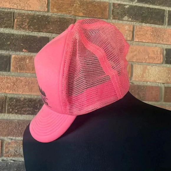 Pink Mesh Trucker Hat - Picture 3 of 4